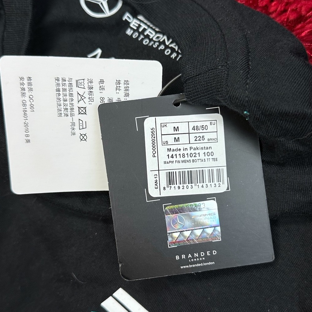 Valtteri Bottas Mercedes F1 Jersey Shirt 77 F1  Racing Petronas AMG - Picture 6 of 8